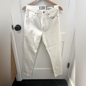NWT- Everlane Cheeky Jean - White Denim